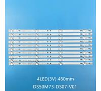 Barre LED pour NES0NS 50F570T2 AKAI AKTVaffair TI4910DLEDDS C50ANSMT-4K DS50M73-DS07-V01 2W2006-DS50M7301-01 ATE-49B4744K ""Nipseyteko