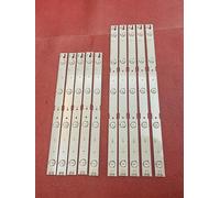 Barre LED pour Samsung GRUNDIG, 10 pièces/ensemble, 43GFB6626, 43GFB6627, IC-B-HWCR43D641L Nipseyteko
