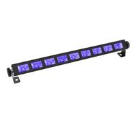 Showlite UL-9 UV-Bar, Neuf LEDs avec lumière UV de 3 watts chacune