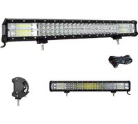 Barre lumineuse à LED, 60° projecteur + 30° spot, étanche IP67, 22in avec fil