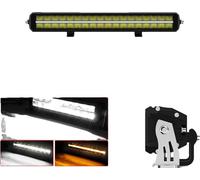 Barre lumineuse à LED, double rangée, faisceau combiné, évaluation IP68, 22pouces avec fil DT