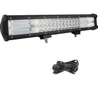 Barre lumineuse à LED, faisceau combiné, boîtier en aluminium durable, 20 pouces avec câblage