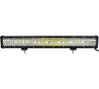 Barre lumineuse à LED, lampe tout-terrain 8D, 3 rangées