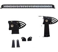 Barre lumineuse à LED, une rangée, plusieurs options de longueur, étanche IP67, 26in sans fil