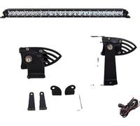 Barre lumineuse à LED, une rangée, plusieurs options de longueur, IP67 étanche, 26in avec fil