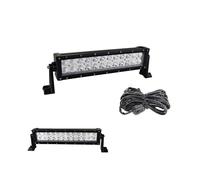 Barre lumineuse à LED, utilisation tout-terrain, plusieurs options de taille, 12 pouces 72W n fils