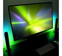 Barre Lumineuse Connectée RGBIC 5W 26cm (Lot de 2)