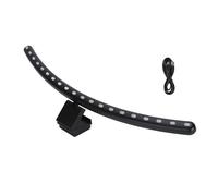 Barre Lumineuse de Moniteur Incurvée, Barre Lumineuse de Moniteur RVB, Double Source de Lumière, Rythme Musical activé par la Voix, Soin des Yeux, Barre de Lampe de Moniteur