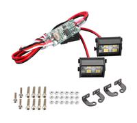 Barre lumineuse de voiture Rc 18/55/100/147mm, pour voiture à chenilles axiale 1/10 Rc SCX10 90046 Traxxas TRX-4 Tamiya CC01 D90 Redcat