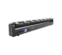 Barre lumineuse DJ, Barre lumineuse à tête mobile à LED 8 x 12 W, éclairage à effet Wash for karaoké, discothèque, DJ, fête, club, bar, mariage, éclairage de scène DMX512