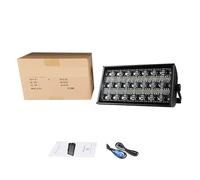 Barre lumineuse DJ, Faisceau LED 300 W RGBW 4 en 1 48 lumières stroboscopiques 24 pièces 8000 K DMX super lumineux for DJ Wash Bar effets d'éclairage de scène