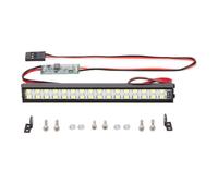Barre Lumineuse En Métal À 32led, 066b, 100mm, Phare De Toit Pour Voiture Radiocommandée 1/10, Scx10 Trx4 Trx6 Rc 4wd Tamiya Scx10 Hpi