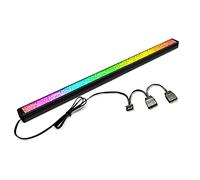 barre lumineuse,ERYUE COOLMOON ARGB bande LED en forme de diamant barre lumineuse rvb magnétique barre lumineuse arc-en-ciel boîtier PC avec effet d'éclairage de synchronisation d'en-tête 5V 3Pin ARG