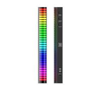 Barre Lumineuse Led Colorée, Bluetooth, Contrôle Du Son, Rvb, Application Compatible, Ramassage Vocal, Musique, Rythme Activé, Usb