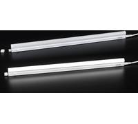 Barre lumineuse LED, éclairage sous plan, éclairage tubulaire, éclairage de cuisine en forme de tube, éclairage pour la cuisine, 9 watts, longueur 58cm, blanc chaud
