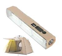 Barre lumineuse LED magnétique - Éclairage portable polyvalent | Bande lumineuse LED rechargeable avec crochet et base magnétique | Camping, tente, stands de nuit, maison, atelier