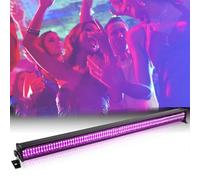 Barre Lumineuse LED pour éclairage de scène 80 W avec contrôle DMX512, Barre Lumineuse Disco Portable IP65 RVB DJ, durée de Vie 50 000 h, fréquence stroboscopique 1~30 Hz, lumières Montantes pour