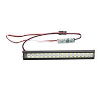 Barre Lumineuse LED RC, Accessoires D'éclairage de Voiture RC Barre Lumineuse de Toit Universelle Lampe de Toit Télécommande Pièces de Rechange, pour Red Cat Traxxas Amiya Hpi Axle Modèle de Voiture