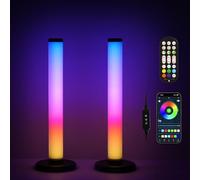 Barre lumineuse LED RGB LuminexDesigns pour TV et jeux vidéo, 34 cm - Synchronisation musicale et contrôle via application pour un éclairage d'ambiance, synchronisé avec la musique