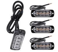 Barre lumineuse orange - Barre lumineuse LED, feu clignotant d'avertissement | Barre lumineuse LED séquentielle à commutation, feux stroboscopiques étanches ultra-puissants pour véhicules et camions,