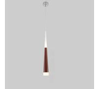 Barre Lumineuse Suspendue dorée LED, Long Tube, plafonnier Moderne en Acrylique Noir, luminaire linéaire chromé pour Hall d'entrée, escalier, Chevet, Chambre à Coucher (Rouge, lumière Chaude)
