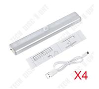 Barre lumineuse - TD® - Induction corps humain - Rechargeable USB - LED - 4 pcs