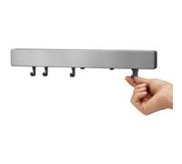 Barre magnétique Metallika, avec crochets, inox