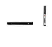 Barre Magnétique Plastique Noire 38,5 Cm Maison