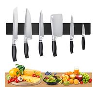 Barre Magnétique pour Couteaux,Barre à Couteaux Aimantée,40 cm,Porte Couteau Magnetique,3 Rubans Adhésifs 3M,pour Support Ustensiles de Cuisine et Outils