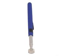 Barre magnétique télescopique en acier inoxydable pour pick-up avec aimant puissant pour récupérer les vis, les agrafes, les piles et autres articles en fer (3,6 kg, bleu)