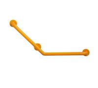 Barre Maintien Zone Humi Sécurisée, size to 1, Jaune, Jaune | Surface Texturée Antidérapante, Barre Relèvement Coudée, pour Toilettes, Seniors