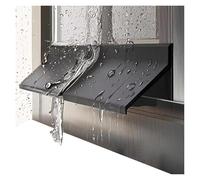 Barre météo - Pare-pluie, Flex for bords, fenêtres à guillotine, avant-toits -Barre anti-intempéries autocollante pour fenêtre(Width-5.5cm,2.5m)