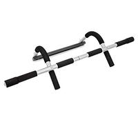 Sveltus Barre multifonction – Pour pull-up, push-up, sit-up et dip – Poster d'exercices inclus – Noir