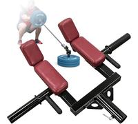 Barre olympique de sécurité pour squat,fitness,squat,barre de sécurité avec coussinets d'épaule et de bras pour l'haltérophilie, convient aux barres olympiques,Red