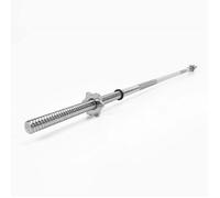 Barre olympique droite - SPRINGOS - 180 cm - Acier chromé - Pinces de 25 mm