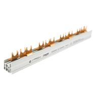 Barre omnibus à peigne à fourche horizontale HAGER 3P 10 mm² 12 m KDN363A