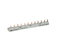 Barre omnibus ABB Stotz PS3/12 2CDL231001R1012 triphasée, 12 broches, 10 mm²