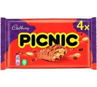 Barre Picnic Cadbury aux cacahuètes, raisins secs et caramel 152g