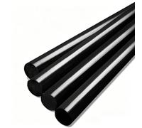 Barre Plastique POM Noire 1m, Ø50-100mm Grand Diamètre pour Usinage,Ø95mm | Polyacétal technique pour arbres, bagues et engrenages de grande taille; convient au tournage, fraisage et perçage