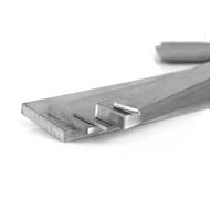 Barre plate carrée en acier inoxydable 316L de 3 mm d'épaisseur, longueur 500 mm, largeur 10/15/25/30/40/50 mm, 1 pièce (3 x 25 mm x 500 mm)(3x10mm*500mm)