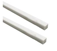 Barre plate carrée en fibre de verre personnalisable (2 pièces) - Longueur 500 mm, diamètre 2-30 mm, durable et polyvalente(20x2x500mm)