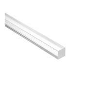 Barre plate carrée transparente de 100 à 500 mm de long, outside lisse en acrylique massif for aquarium, 1 pièce(80x80x150mm)