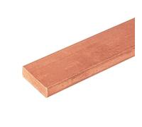 Barre plate en cuivre 0,4 × 50 × 500 mm - 3,5 × 50 × 500 mm, bande carrée de cuivre de 500 mm de longueur for l'artisanat et les applications électriques.(3.5x50x500mm)