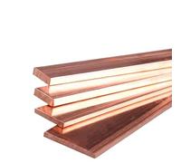 Barre plate en cuivre de qualité supérieure - Longueur 500 mm, largeur 10 mm - Idéale for les applications électriques, industrielles et décoratives(0.2mm)