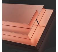 Barre plate en cuivre pur à 99,9% - Barre omnibus haute conductivité for projets industriels et de bricolage - Longueur 500 mm(8mmx25mm)