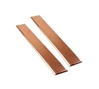 Barre plate en cuivre violet T2 99,6% Cu, résistante à l'usure et à la corrosion, for l'énergie et l'industrie(2mm*10mm*500mm)