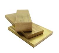 Barre plate en laiton, épaisseur de plaque métallique: 3,0mm, 4mm, 5mm, 6mm, 8mm, 10mm, 12mm, 15mm, 20mm, tôle métallique solide rectangulaire en cuivre pur for la fabrication de couteaux et l'artisan