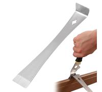 Barre Plate,Extracteur De Clous En Acier Inoxydable - Petite Barre de Levier - Pour la Pose de Portes, Sols, Menuiserie et les Travaux de Rénovation et Construction