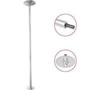 Barre Pole Dance Taille est extensible et réglable de 2,24 m à 2,75 m pour différentes hauteurs de plafond Argent G