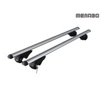F.lli Menabo Barres de toit Brio – Aluminium universelles pour voitures (portefaix d'origine ouvert)